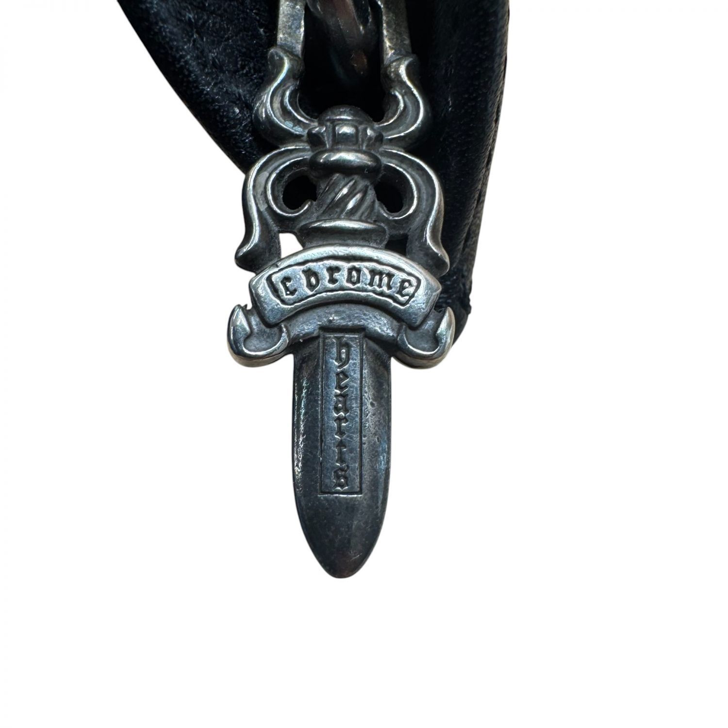 シルバーレザー†chromehearts クロムハーツ パース CHROME HEARTS クロムハーツ ジッパー チェンジパース コインケース