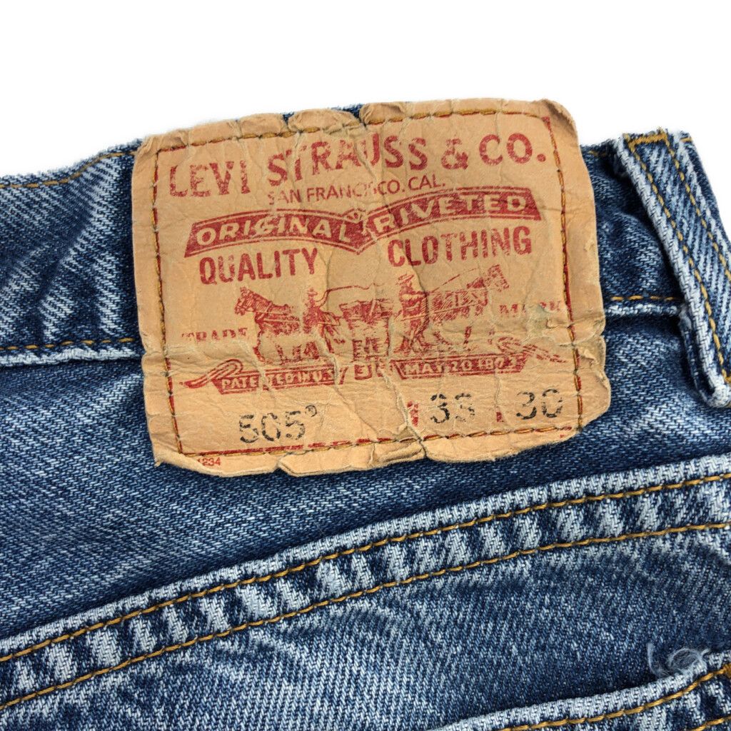 リーバイス 505　古着　デニム 00年代 Levi's リーバイス 505 デニムパンツ アメカジ ブルー