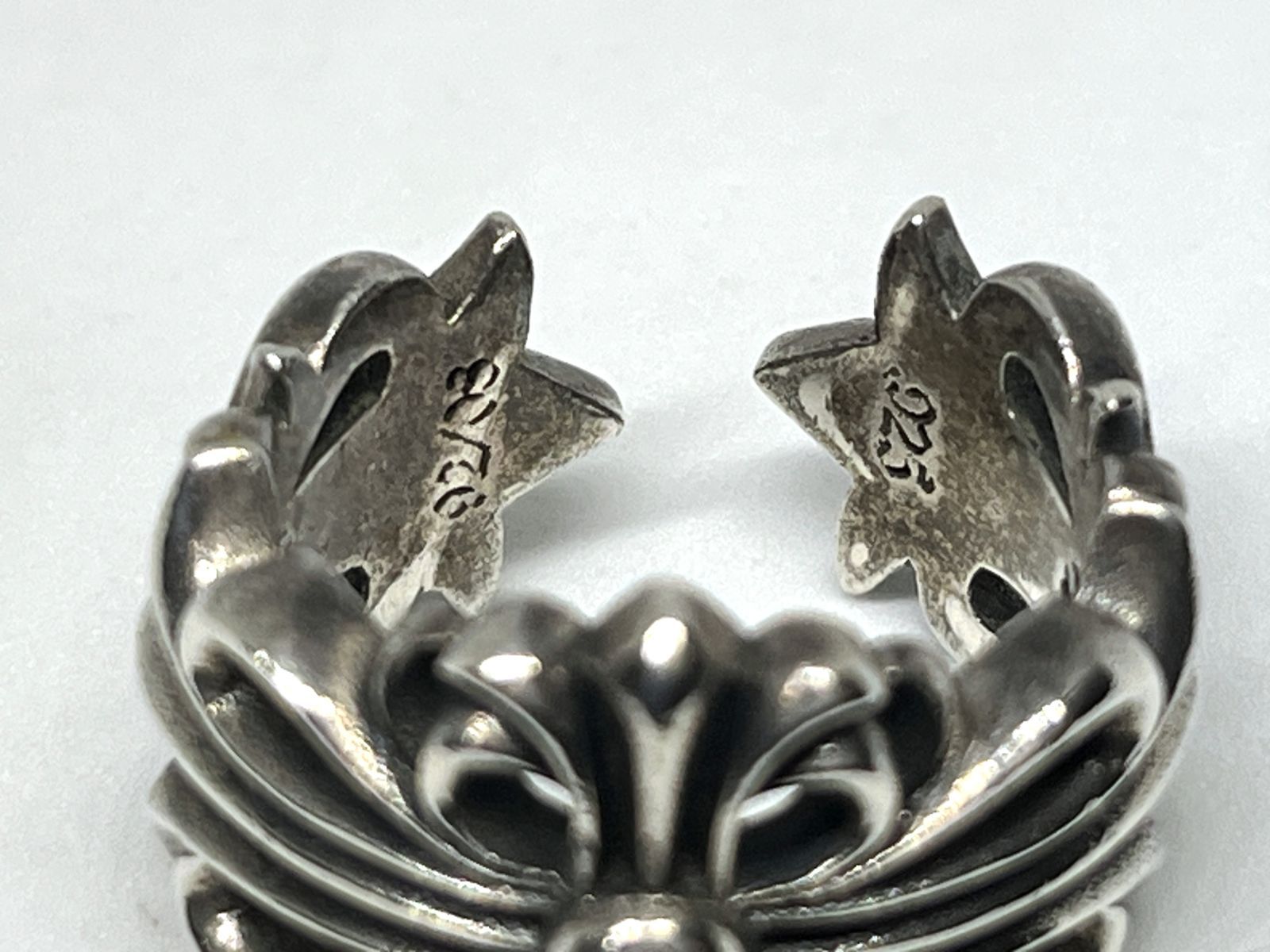 クロムハーツ Chrom hearts DBL FLRL CRS RING CHROME HEARTS クロムハーツ（原本有） DBL FLRL CRS RING