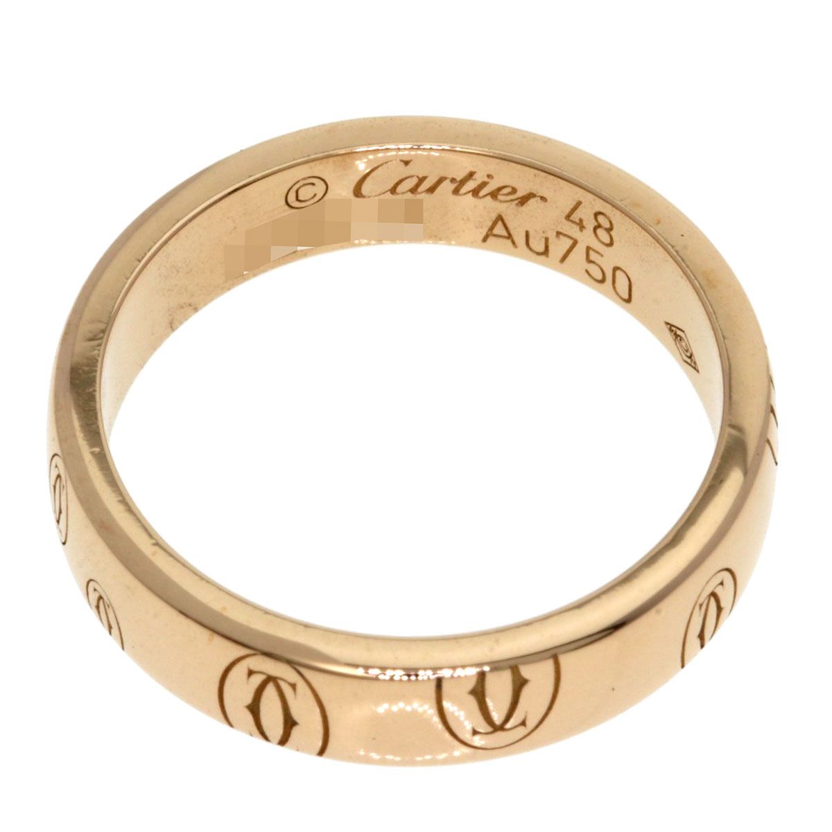 CARTIER カルティエ ハッピー バースデー #48 リング・指輪 K18PG  