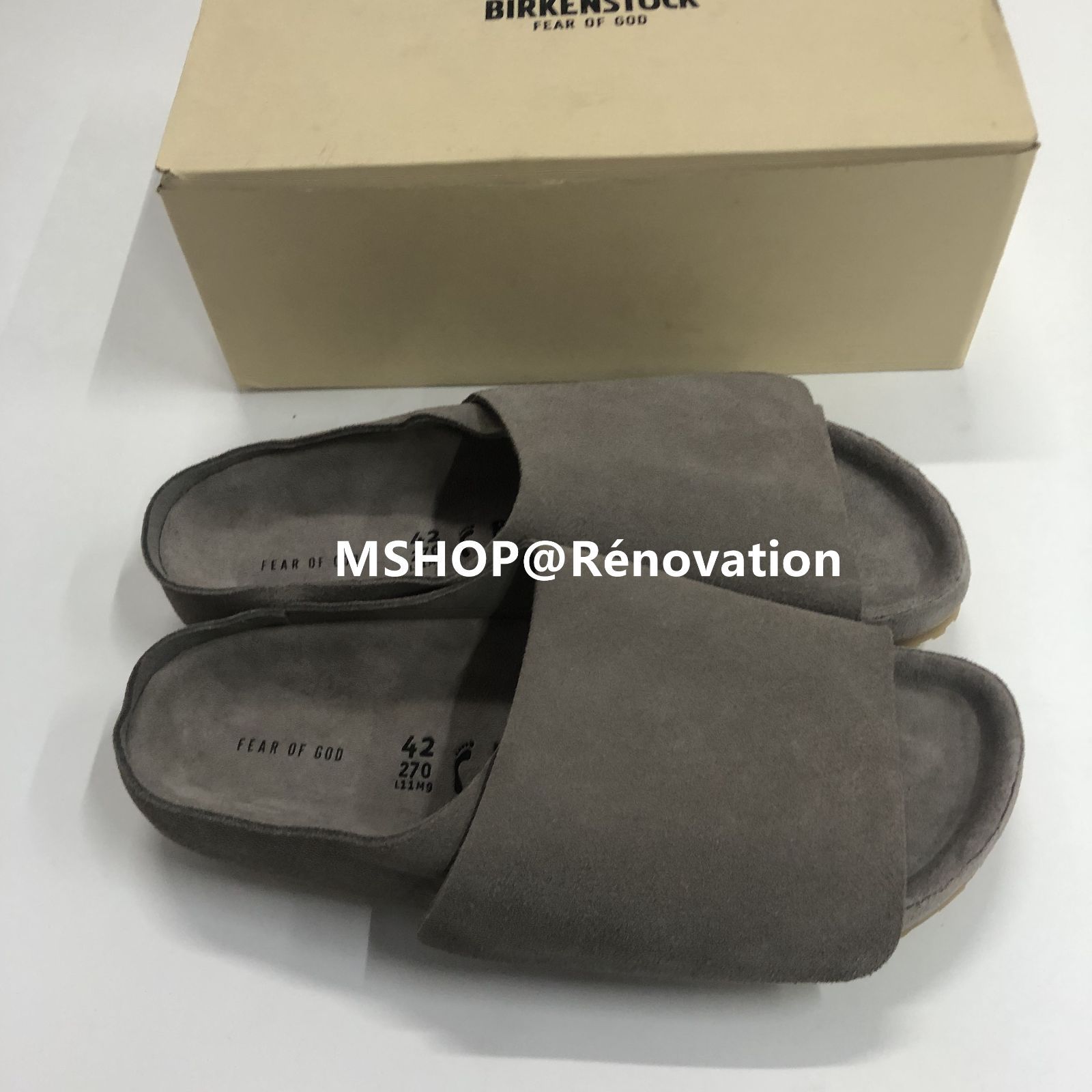 BIRKENSTOCK FEAR OF GOD 1774 LOS FELIZ スエード レザー BIRKENSTOCK FEAR OF GOD 1774 LOS FELIZ スエード レザー