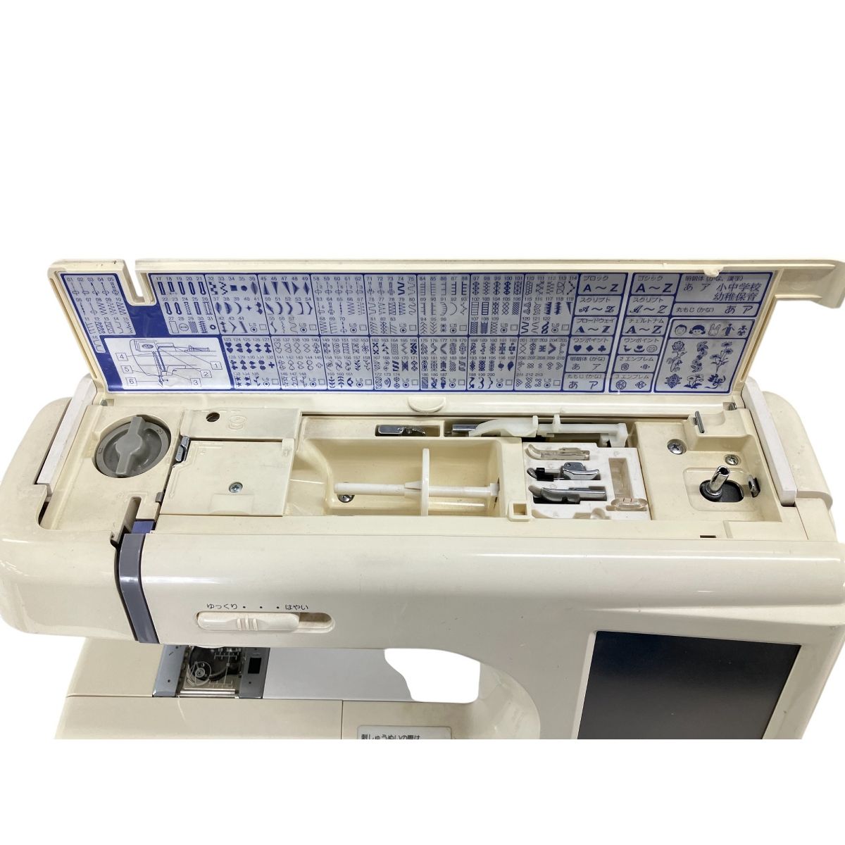 ジャノメ　ミシン　スーパー　セシオ　850型　9500　動作品 JANOME・コンピューターミシン・スーパーセシオ・9500・850型・美品