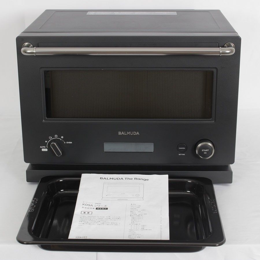 【新品・未開封】BALMUDA The Range K09A-BK BALMUDA The Range バルミューダ オーブンレンジ ブラック