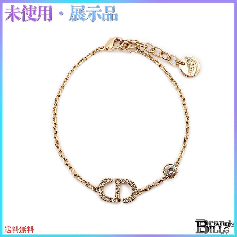 クリスチャンディオール Petit CD ブレスレット レディース アクセサリー メタル クリスタル ♥品