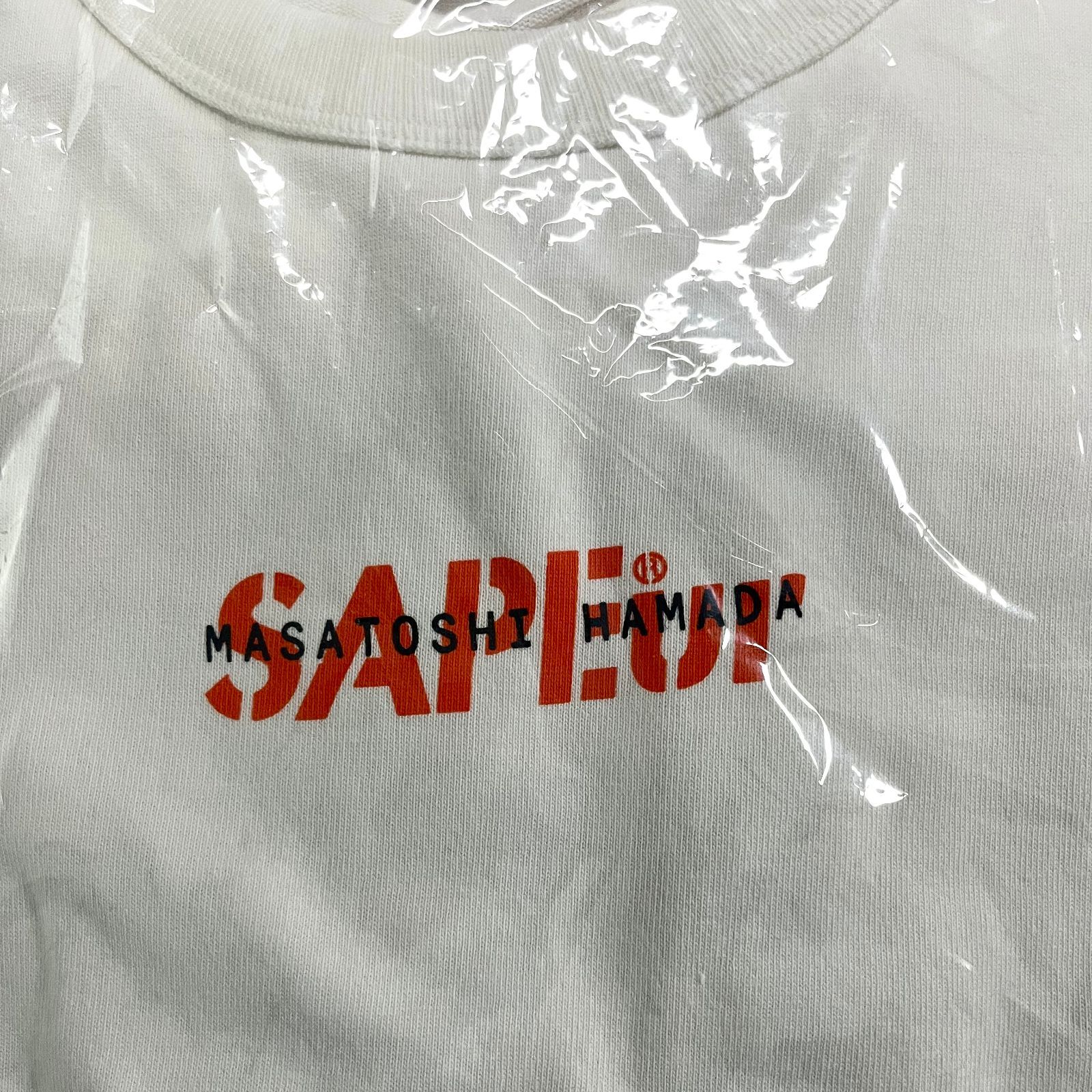 サプール SAPEur 浜田雅功 Tシャツ オレンジ　コラボレーション　未開封 SAPEur サプール × 浜田雅功 Tシャツ Lサイズ オレンジ