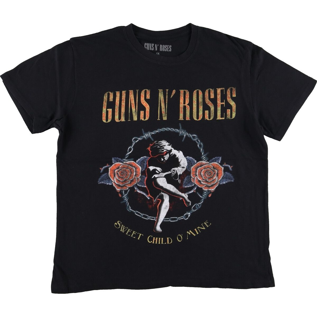 古着 GUNS N' ROSES ガンズアンドローゼズ バンドTシャツ バンT メンズXL相当/eaa490875