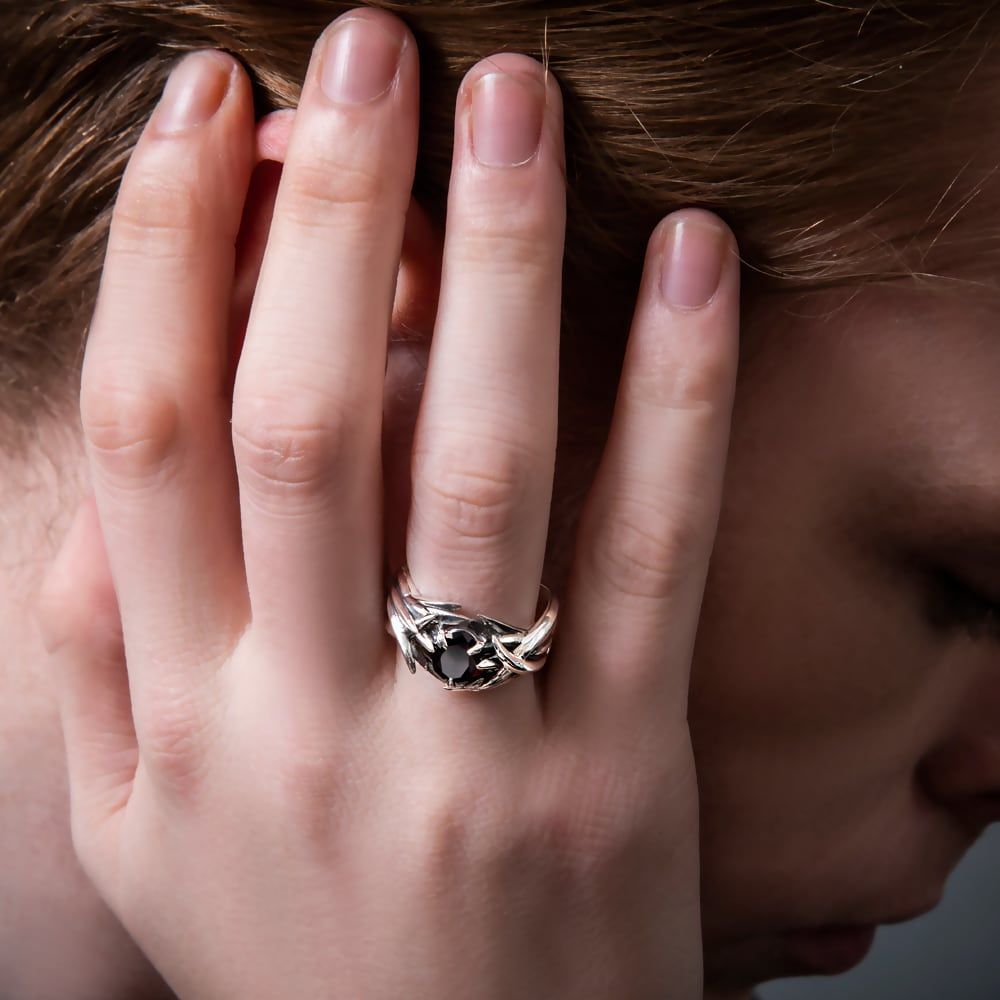 ヘッジホッグリング アルテミスクラシック シルバー ジュエリーブランド