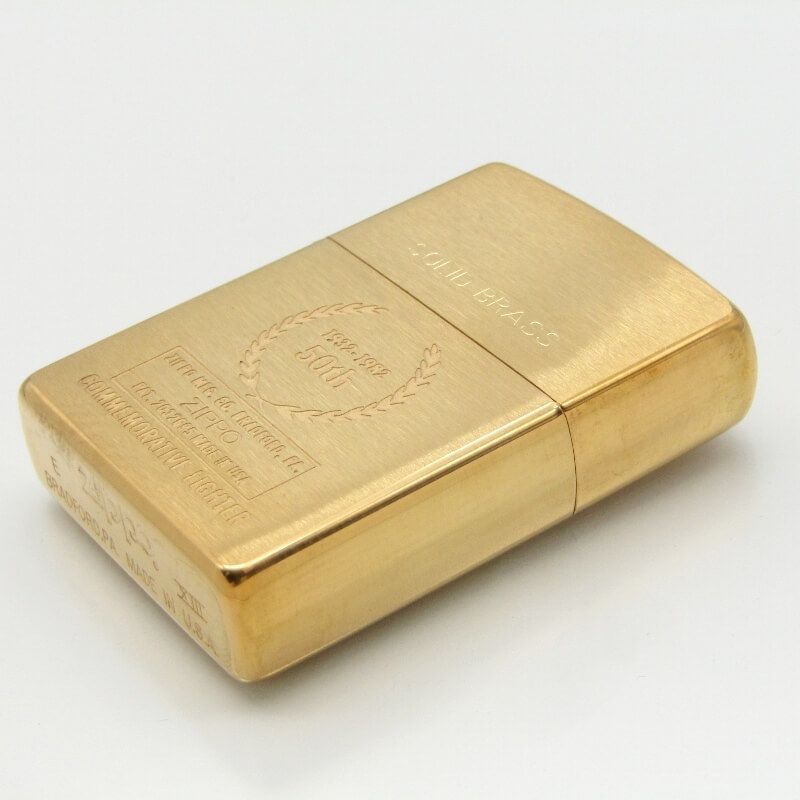 ZIPPO - 未使用品○ZIPPO ジッポ 50th SOLID BRASS ソリッド