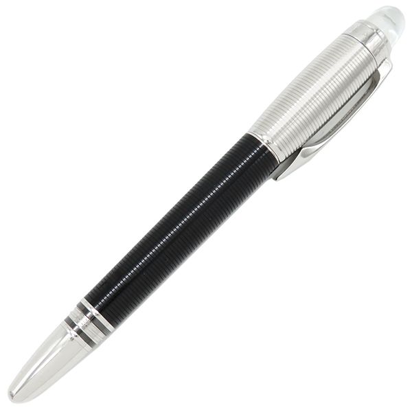 モンブラン Montblanc 万年筆 スターウォーカー ドゥエ 万年筆 メタル プレシャスレジン ブラック×シルバー 箱