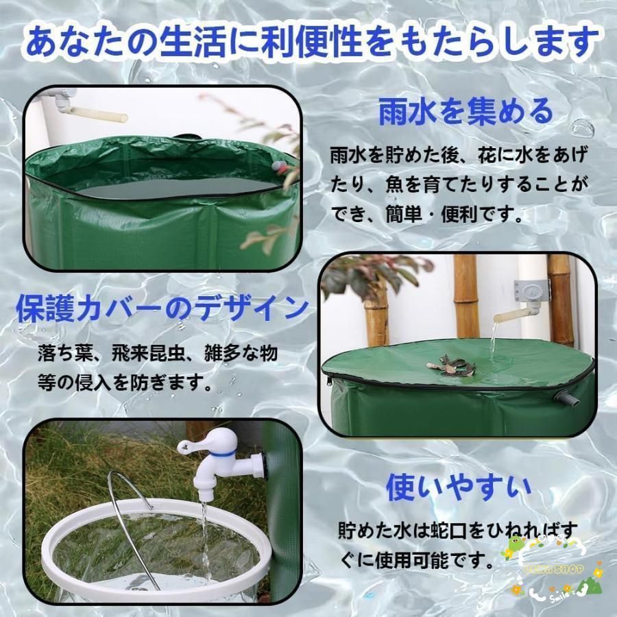 水で満たされた大容量プラスチックバケツ収納バケツ家庭用大容量折りたたみバケツ蛇口付きポータブルバケツ