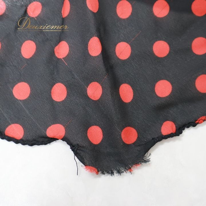 【美品 フラメンコ衣装】ブラック ファルダ スカート 水玉 ボランテ 赤 黒 白 美品 フラメンコ衣装】ブラック ファルダ スカート 水玉
