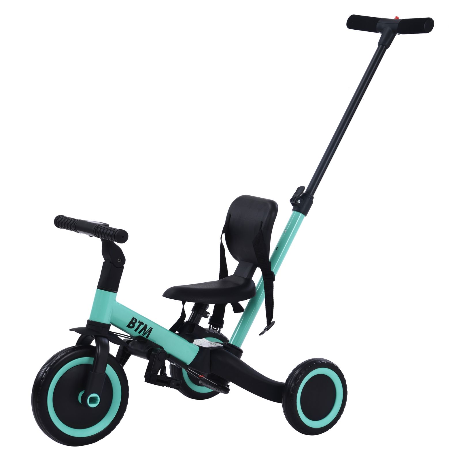 「即購入可」Homebliss 三輪車 足けりバイク 一台4役 ベビーカー かじとり 手押し棒付  子供用三輪車 子供自転車 3輪 キッズ 幼児 自転車 バイク ペダル付き コントロールバー付き 乗用玩具  軽