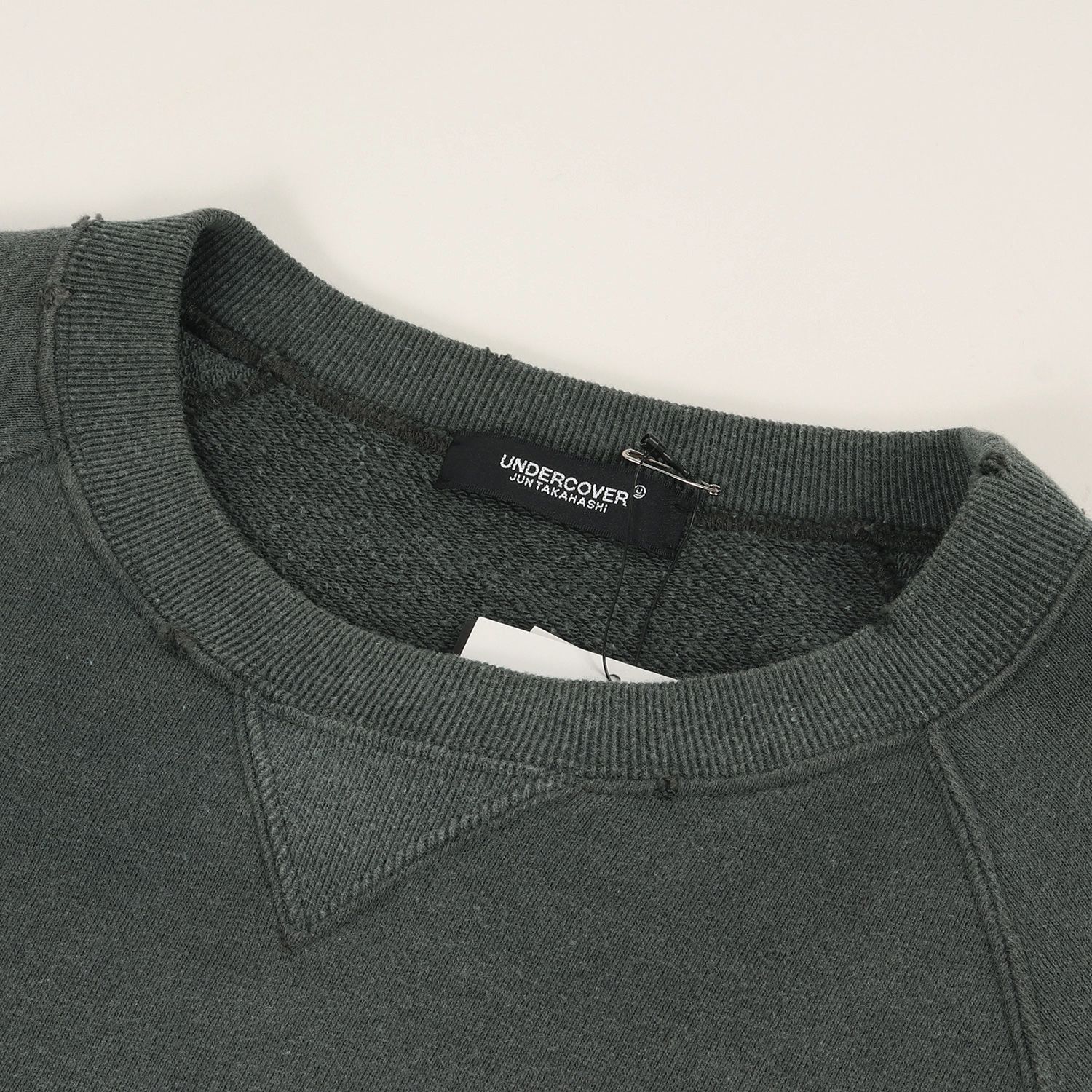美品 UNDERCOVER アンダーカバー スウェット 21SS ボロ加工 クルー  