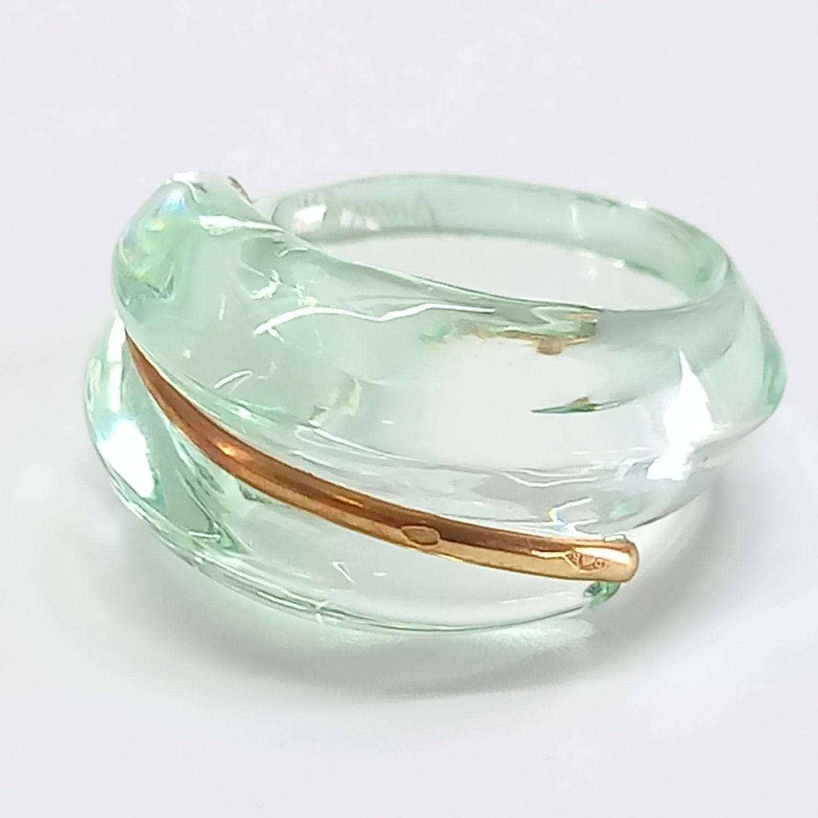 Baccarat - バカラ コキアージュ リング クリアブルー Baccarat