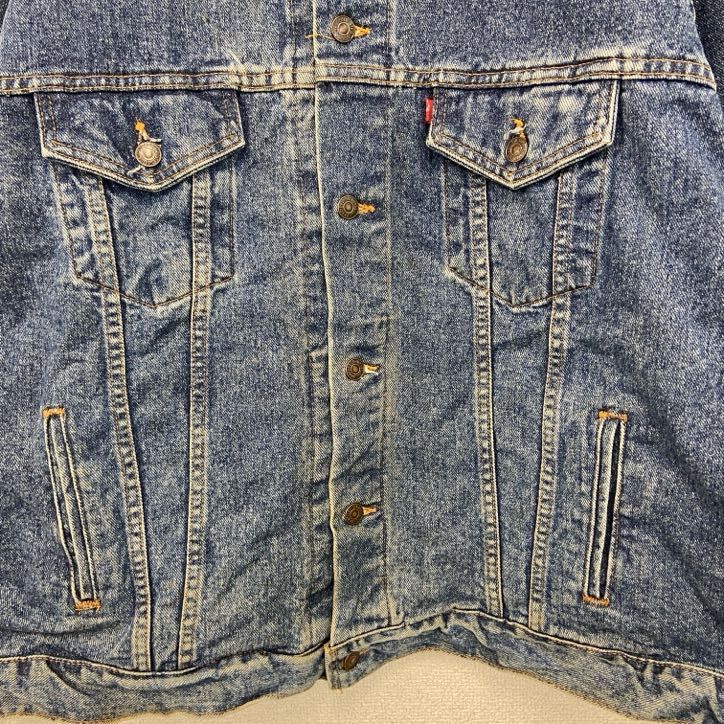 Levi's 70507 インディゴデニムジャケット S 90'S Levis 70507 NEP COATING INDIGO DENIM JACKET（リーバイス