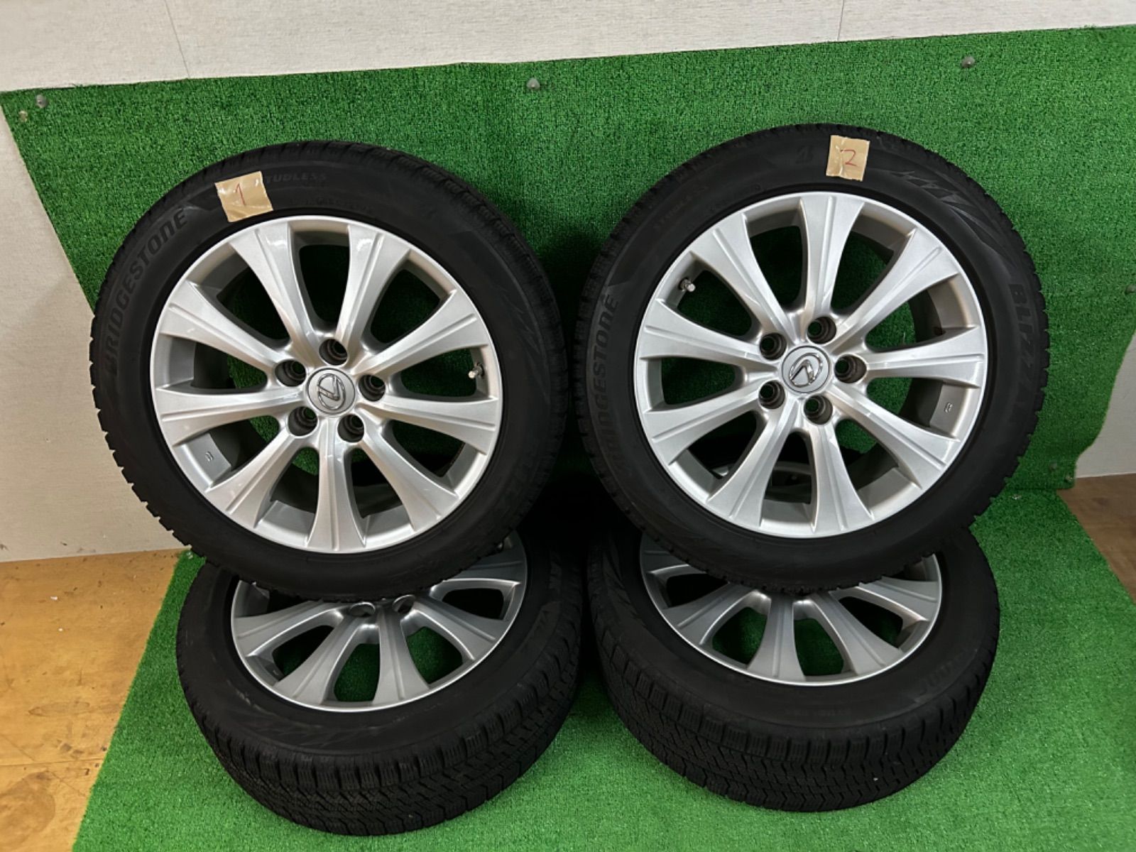 レクサスGS300H スタッドレスタイヤ アルミホイール ４本セット 送料込み レクサスGS300H スタッドレスタイヤ アルミホイール 4本セット