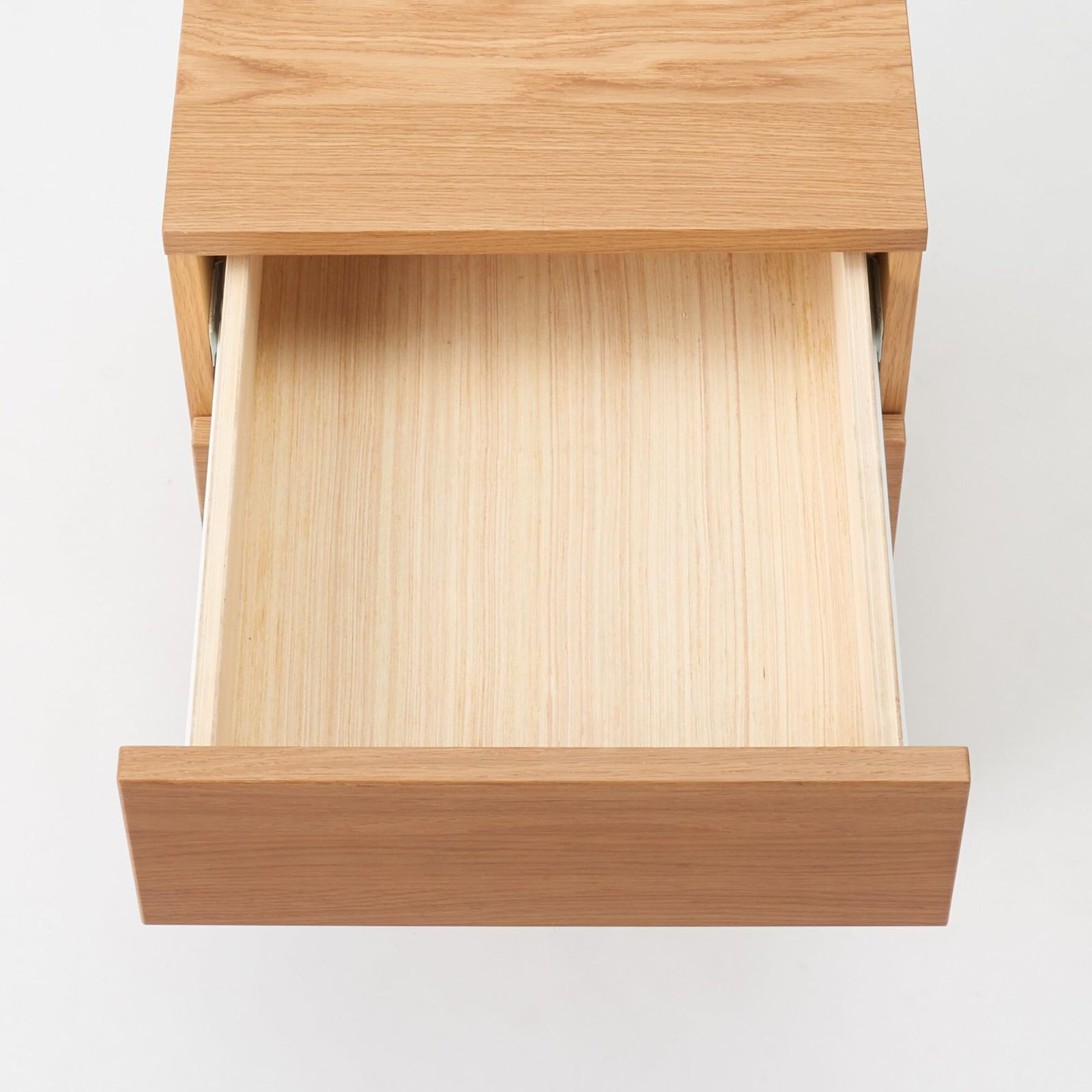 無印良品 木製キャビネット 木扉 スリム オーク材突板 木製