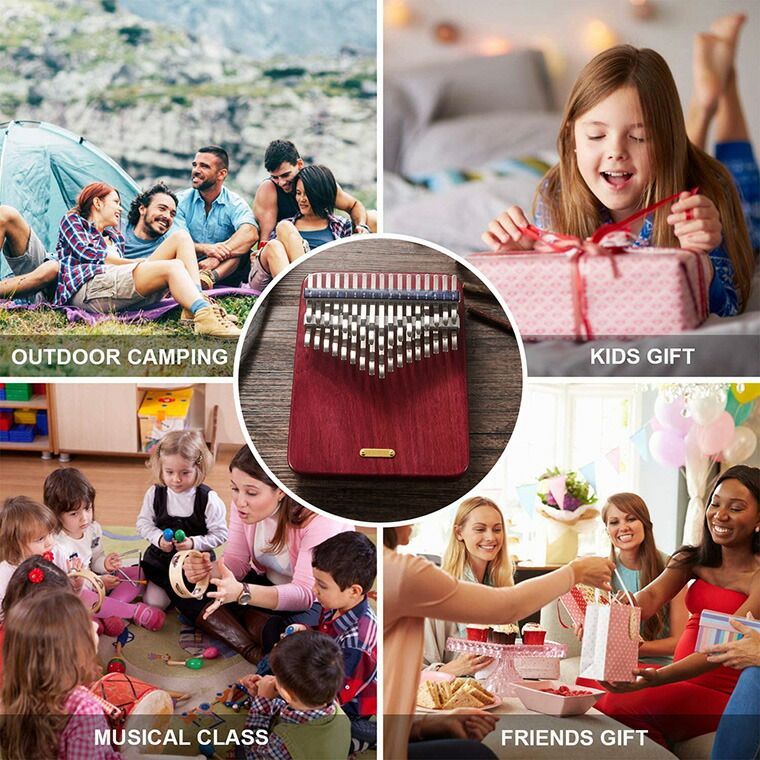 カリンバ 2段カリンバ 親指弾くピアノ 音楽 楽器 手軽に楽しめる  