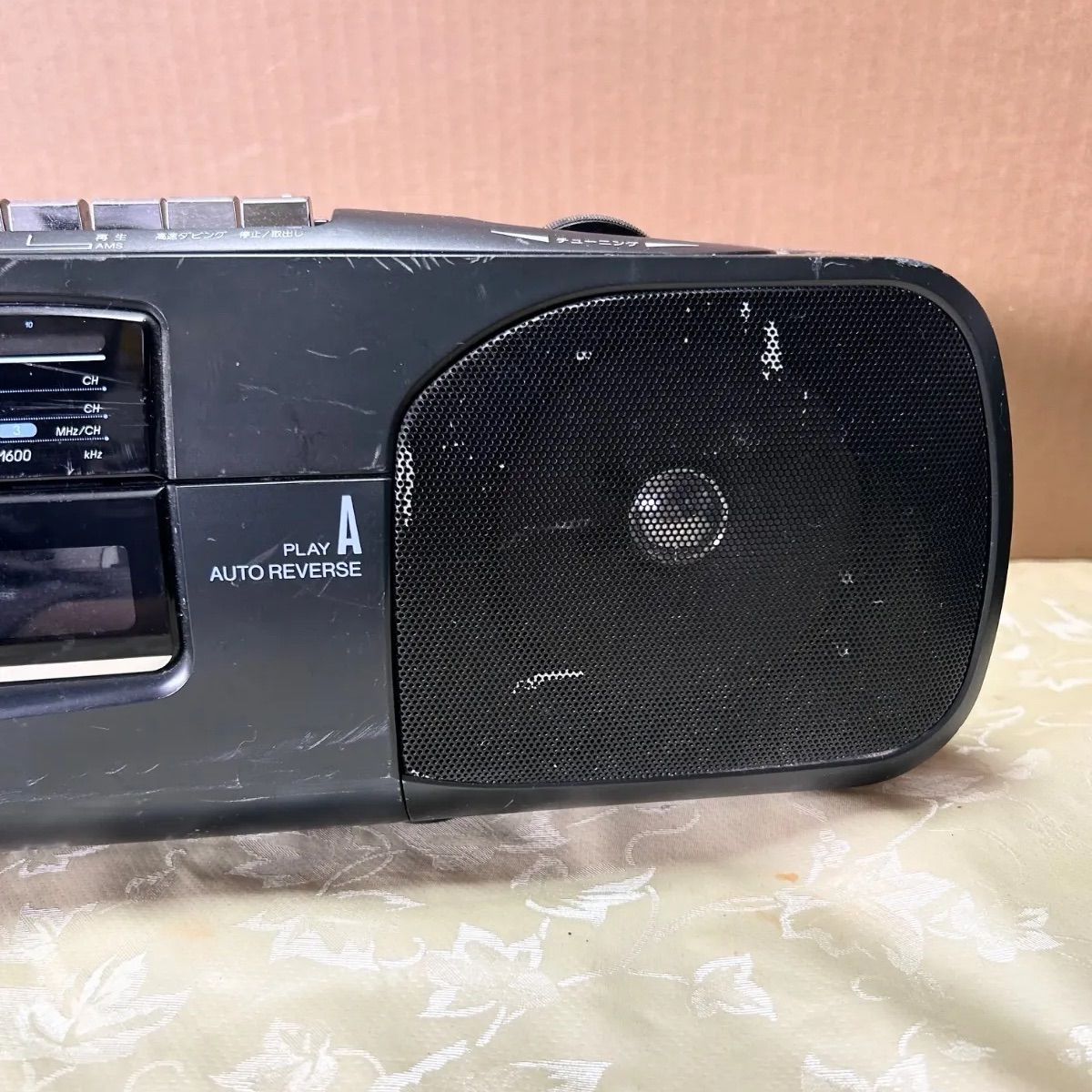 処分❗️新品ジャンク？SONY CFS-W404 ラジオ・W ラジカセブラック 新品ジャンク⁉️SONY CFS-W404 ラジオ・W カセットコーダー