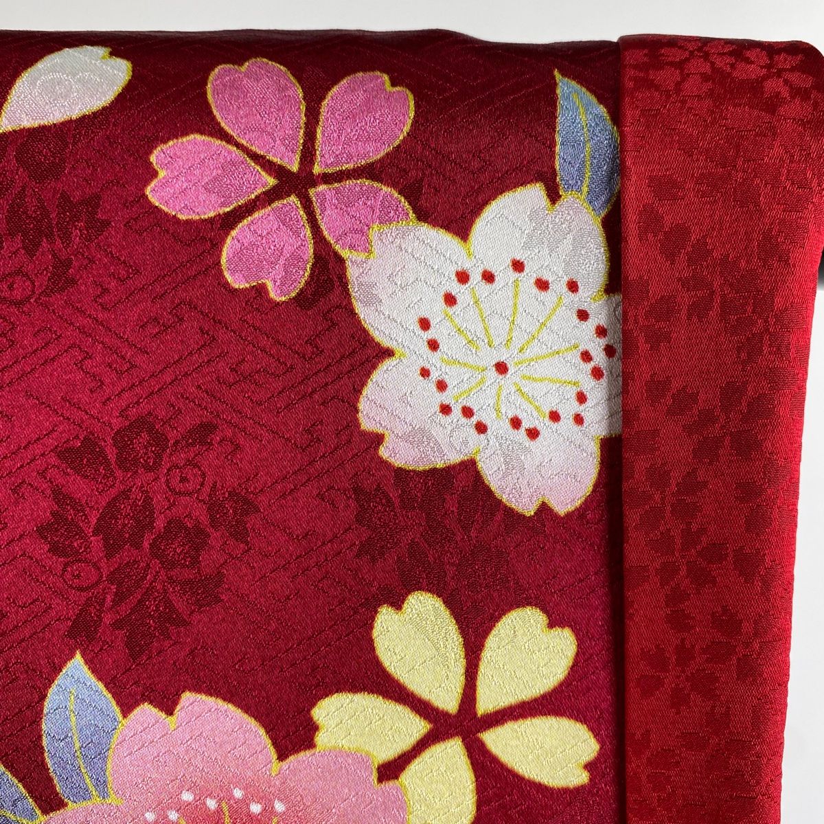 平和屋着物●豪華振袖　絞り　檜扇花文　正絹　逸品　AABA1241ph 平和屋着物○豪華振袖 絞り 檜扇花文 正絹 逸品 AABA1241ph 平和屋