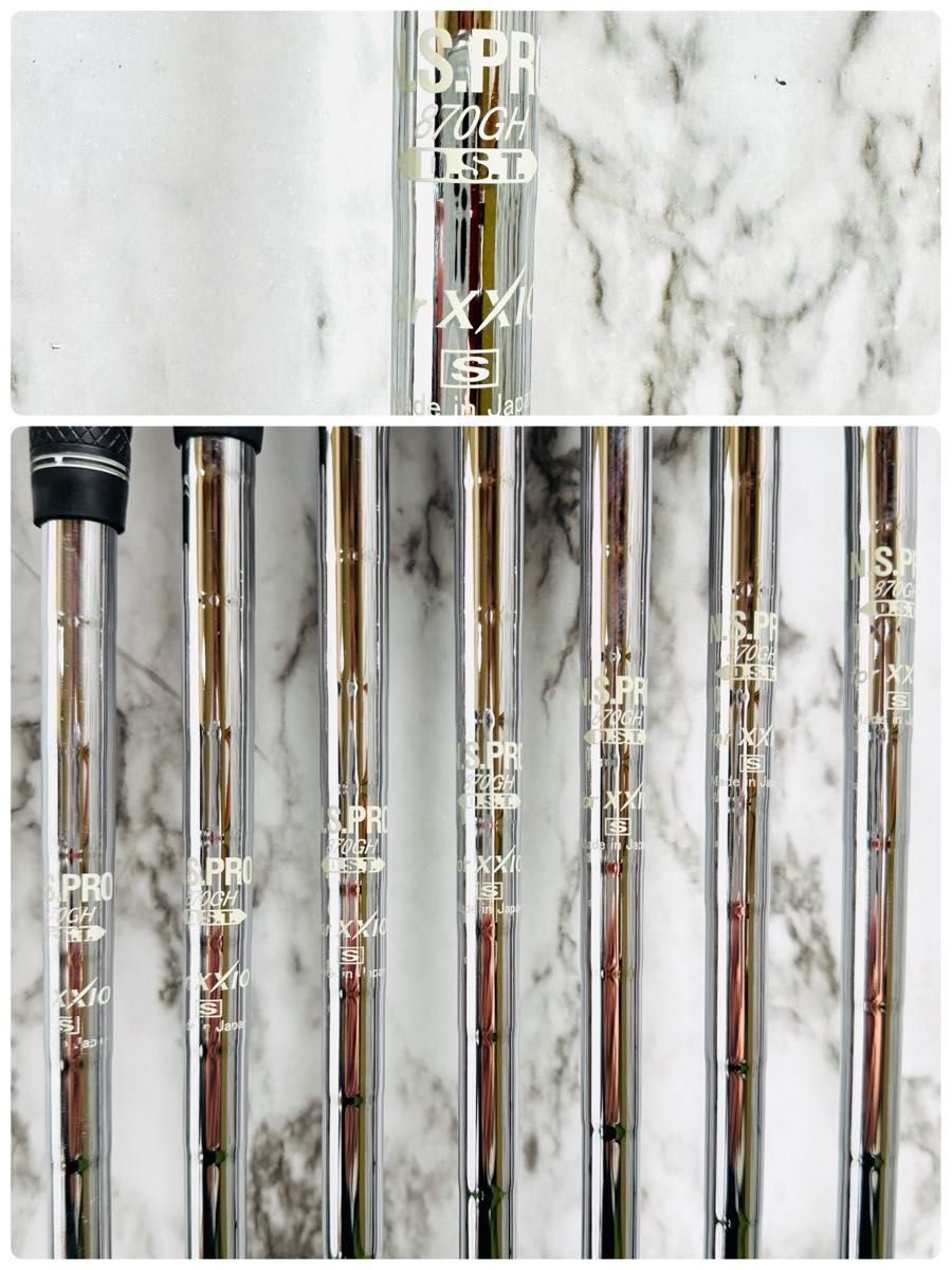 良品】10代目ゼクシオ XXIO10 メンズアイアンセット 7本 スチール S