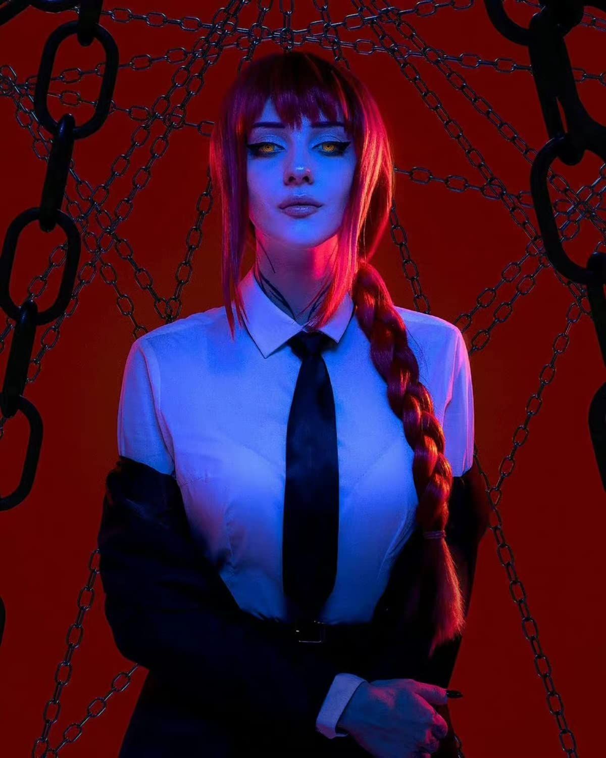 人気商品 ウィッグ付き コスプレ マキマ コスプレ衣装 大人用 マキマ cosplay 大人用 仮装 文化祭 神併 コスチューム ステージ服 マキマ ウィッグ付きL IMPECCABLEHEALTHCARESERVICES_COM