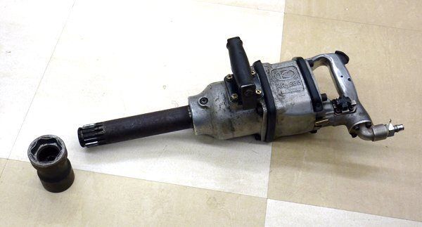 空研 エアーインパクトレンチ KW-385 エアーツール エアー工具 自動車整備 大型 トラック ソケット 6角41mm|4角21mm 付