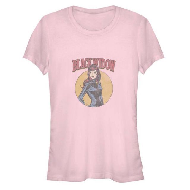 送料無料】 マーベル レディース Tシャツ トップス Juniors' Black
