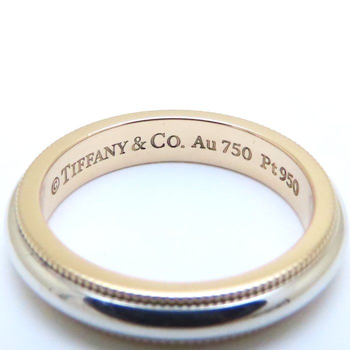 TIFFANY&Co. ティファニー ミルグレイン リング 指輪 6.5号