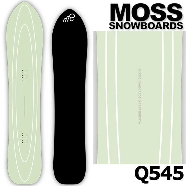 23-24 MOSS SNOWBOARDS/モススノーボード Q545 キュウゴーヨンゴ メンズ レディース スノーボード パウダー 板 2024  型落ち 154.5 - メルカリ