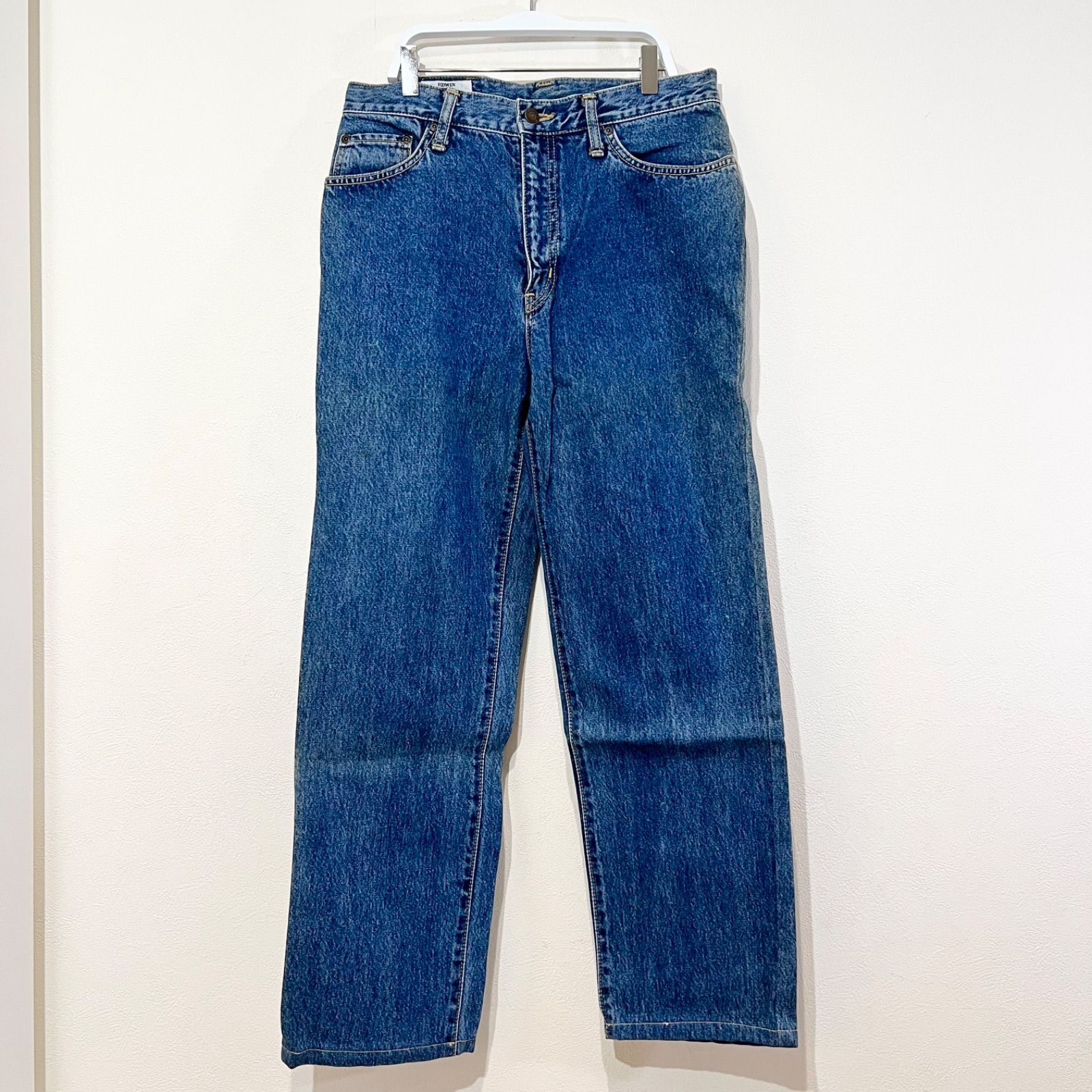 Z1191 EDWIN エドウィン YT1415 J-33247 ストレート デニム パンツ メンズ サイズW81 H98