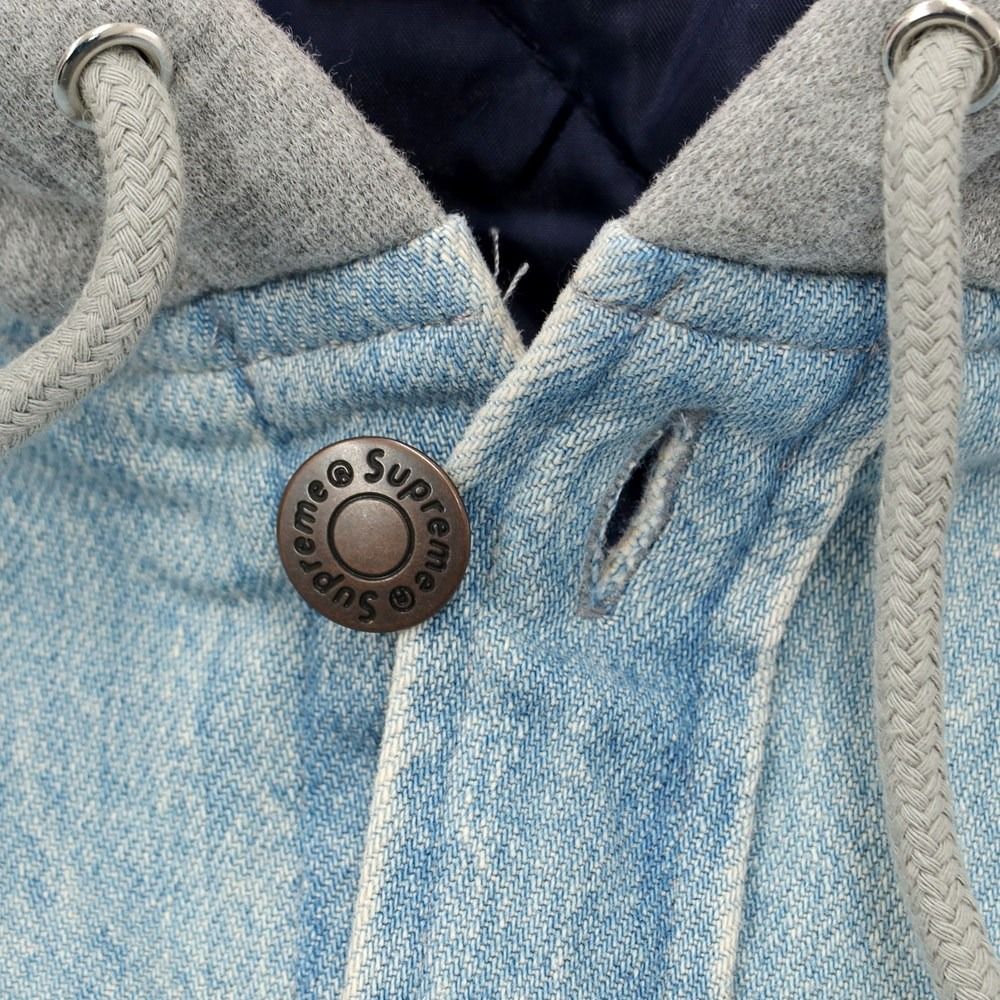 中古】シュプリーム Supreme 2022年秋冬 Fleece Hooded Denim Shirt