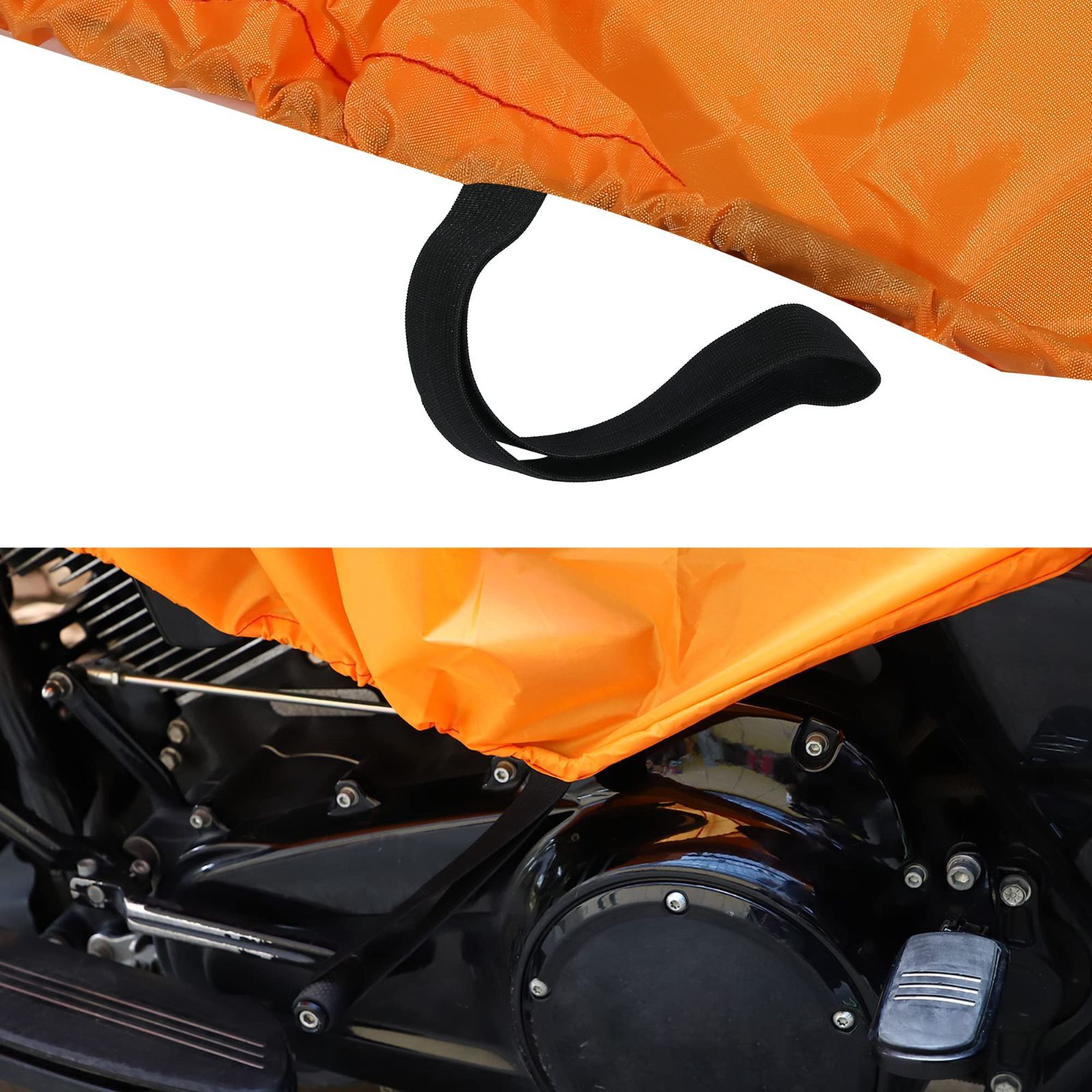 uxcell バイクカバー バイク車体カバー ハーフカバー 防水 風