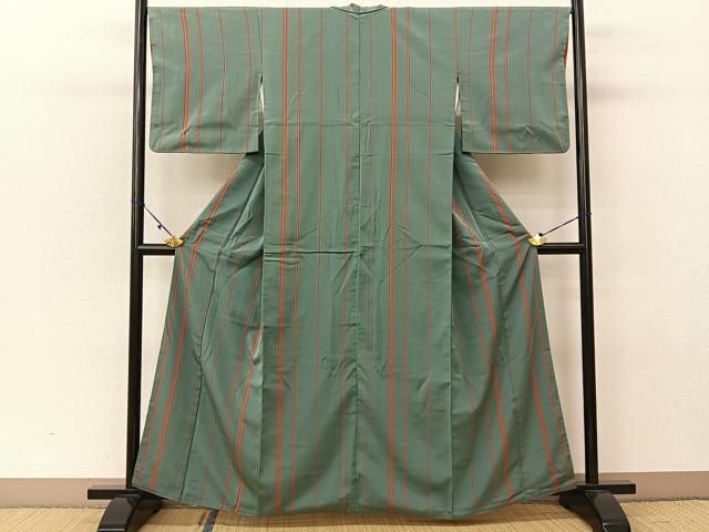 平和屋着物□上質な小紋 縞 正絹 逸品 BAAV2242hj - メルカリ