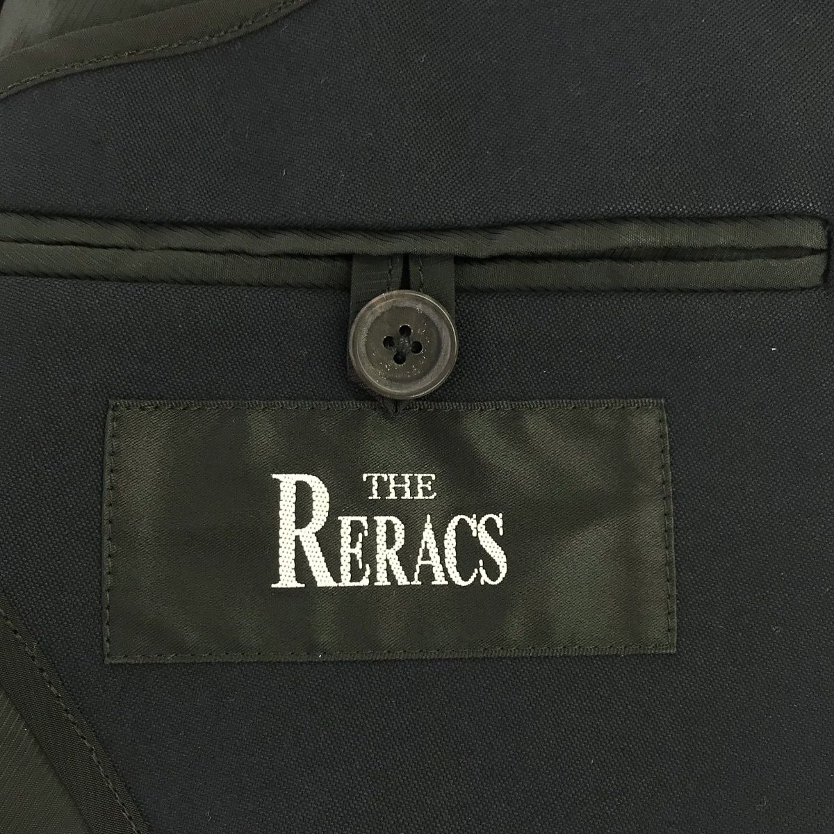 THE RERACS - THE RERACS ザ リラクス 15AW ピークドジャケットジャケット  ダークネイビー 38 THE RERACS ザ リラクス 15AW ピークドジャケットジャケット