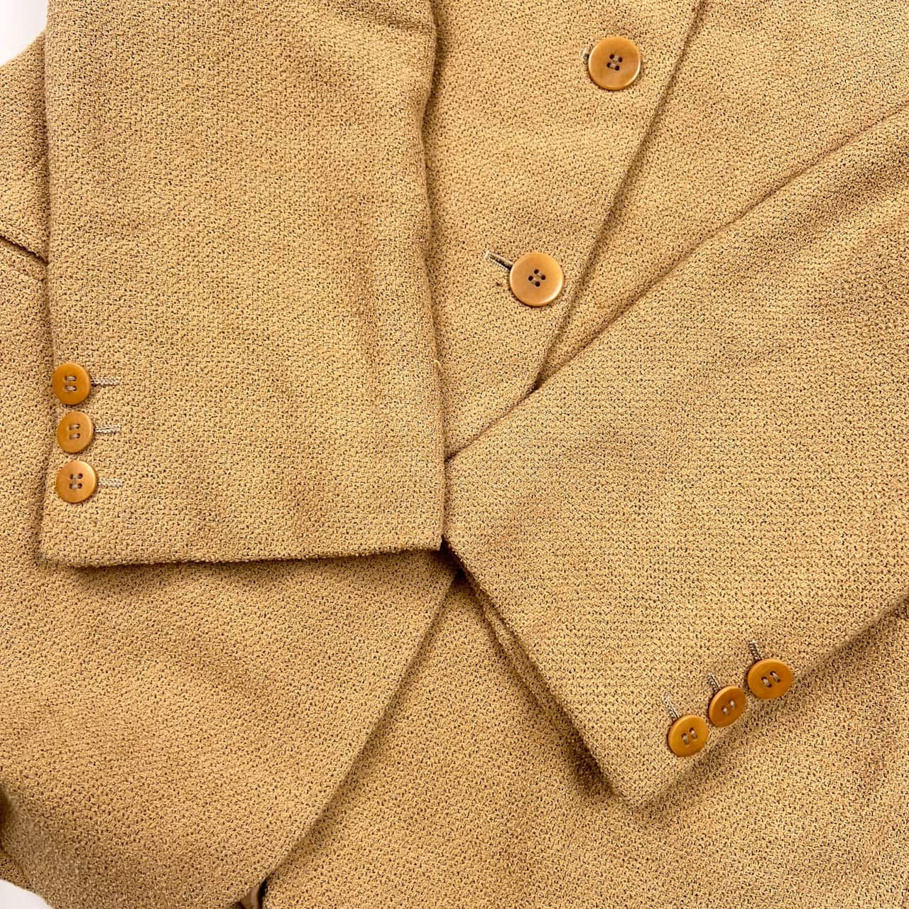 Giorgio Armani ベージュ テーラードジャケット 42 イタリア製 GIORGIO ARMANI ジョルジオアルマーニ テーラード