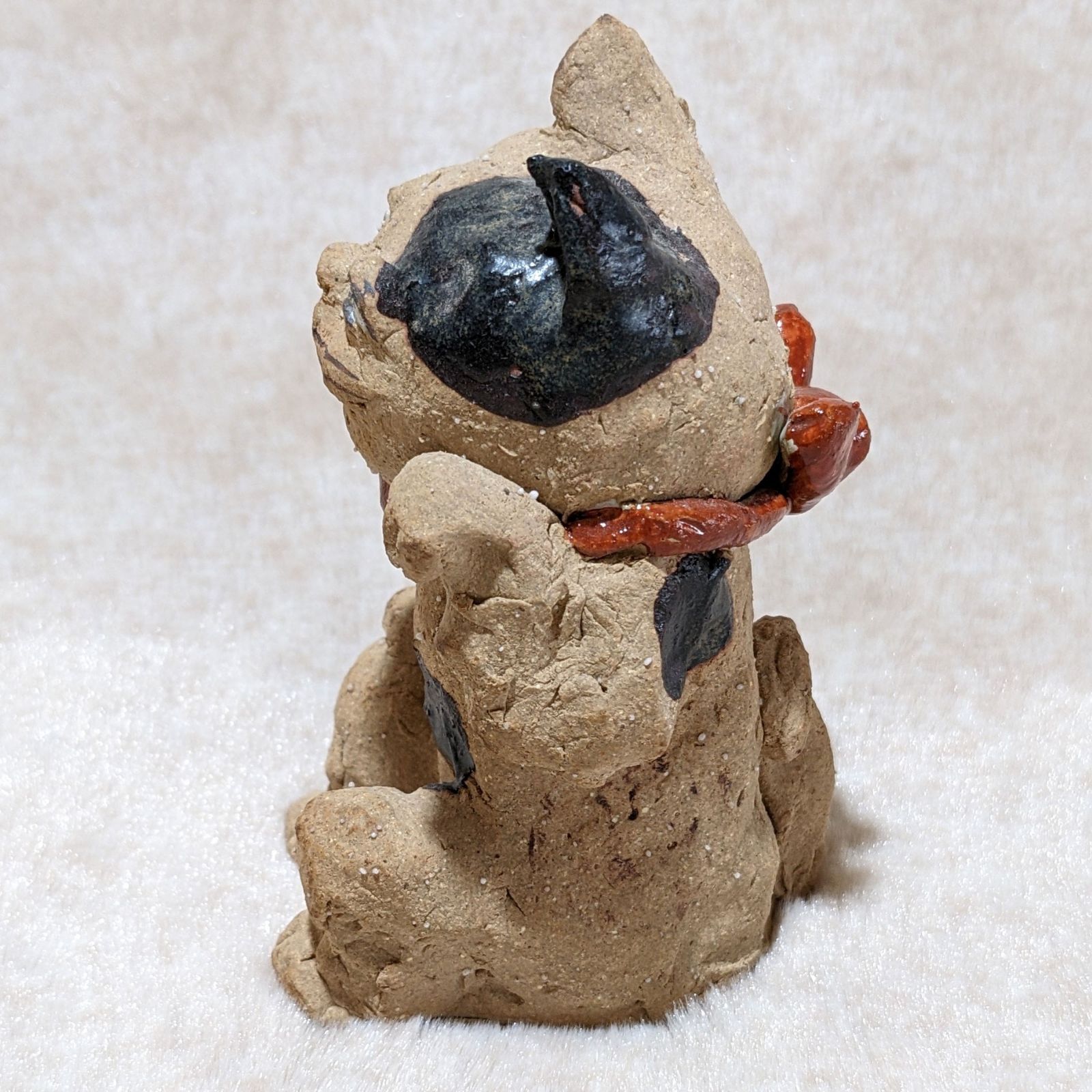 ささきようこ　陶人形　招き猫　猫　陶器　ペア ささきようこ 陶人形 招き猫 ペア - メルカリ