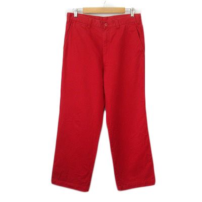 ディッキーズ Dickies ワークパンツ チノパン コットン 32 赤 レッド