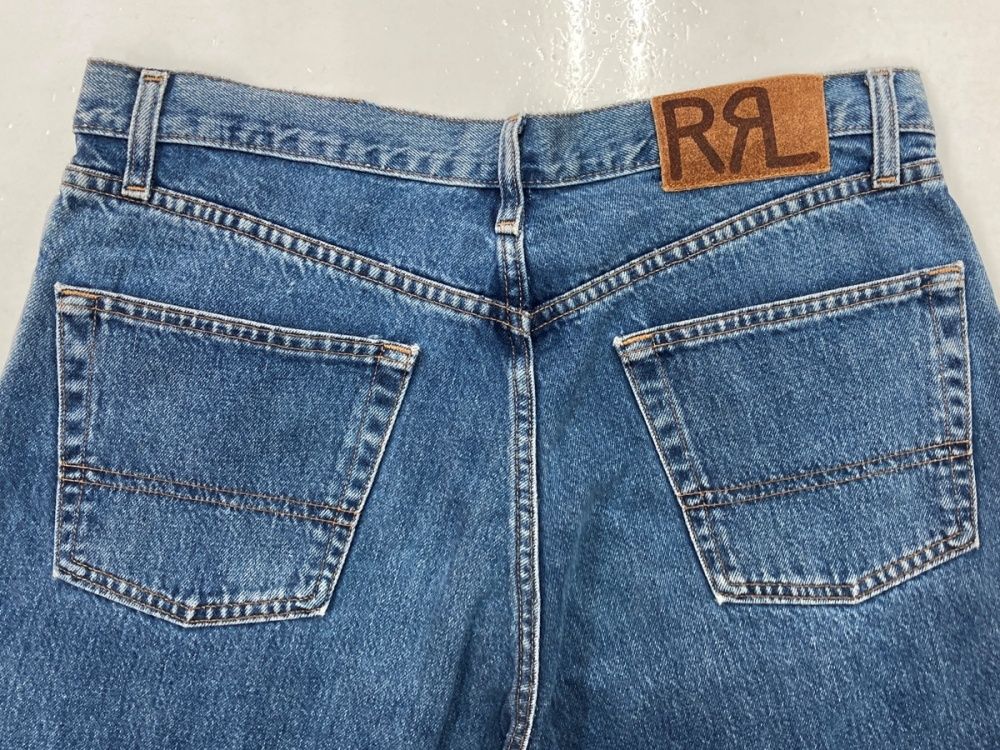 ダブルアールエル RRL 90s DENIM PANTS デニム パンツ ジップ