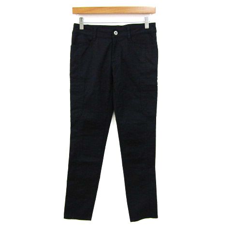 アンタイトル パンツ ボトムス ストレッチ レディース 1サイズ ネイビー UNTITLED