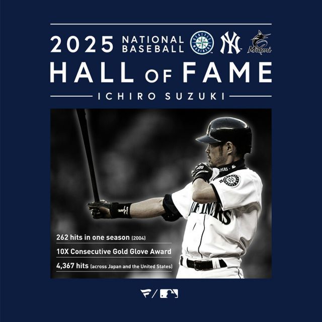 ICHIRO イチロー 米国野球殿堂入り記念 Tシャツ ネイビー Mサイズ NIKE ヤンキース イチロー ネーム＆ナンバー 背番号 Tシャツ