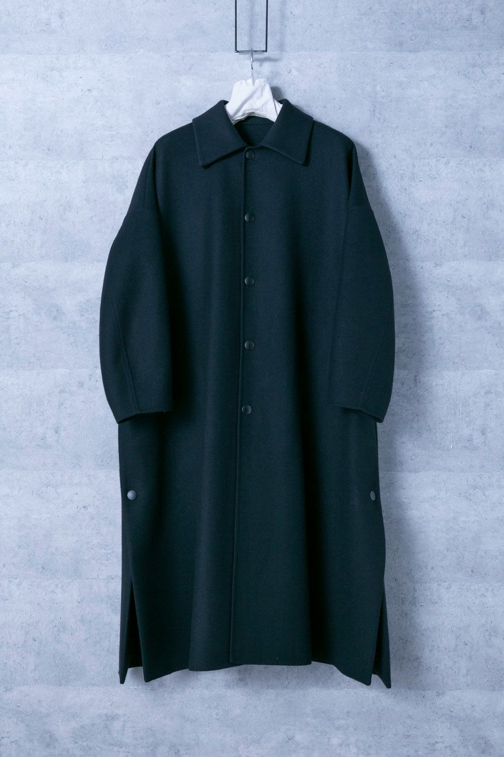 THE RERACS ザ・リラクス LIGHT MELTON BALCOLLAR REVER PONCHO