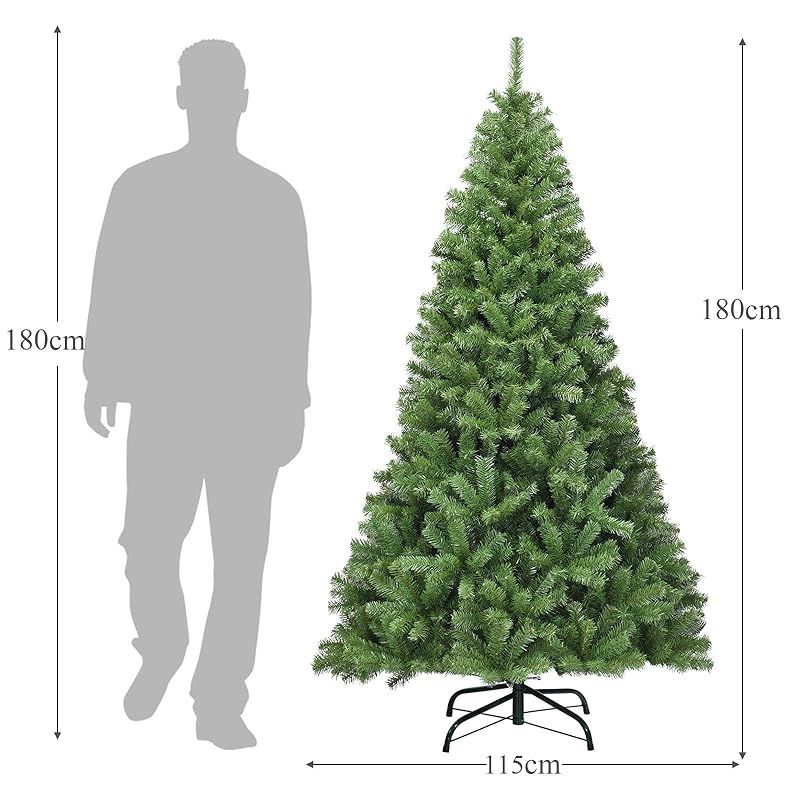 COSTWAY クリスマスツリー 180cm christmas tree 高濃密度 1000