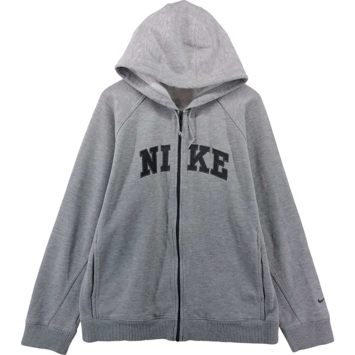古着 00年代 ナイキ NIKE スウェットフルジップパーカー メンズL相当 