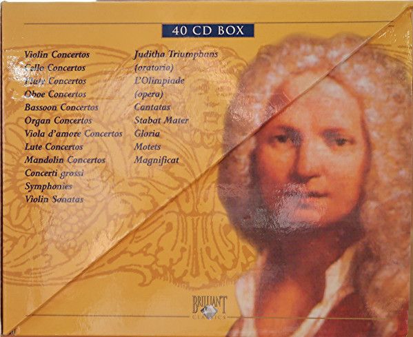蘭40discs CD Various Antonio Vivaldi Masterworks 99562 Brilliant Classics /03880 40Discs Cd Various Antonio Vivaldi Masterworks 99562