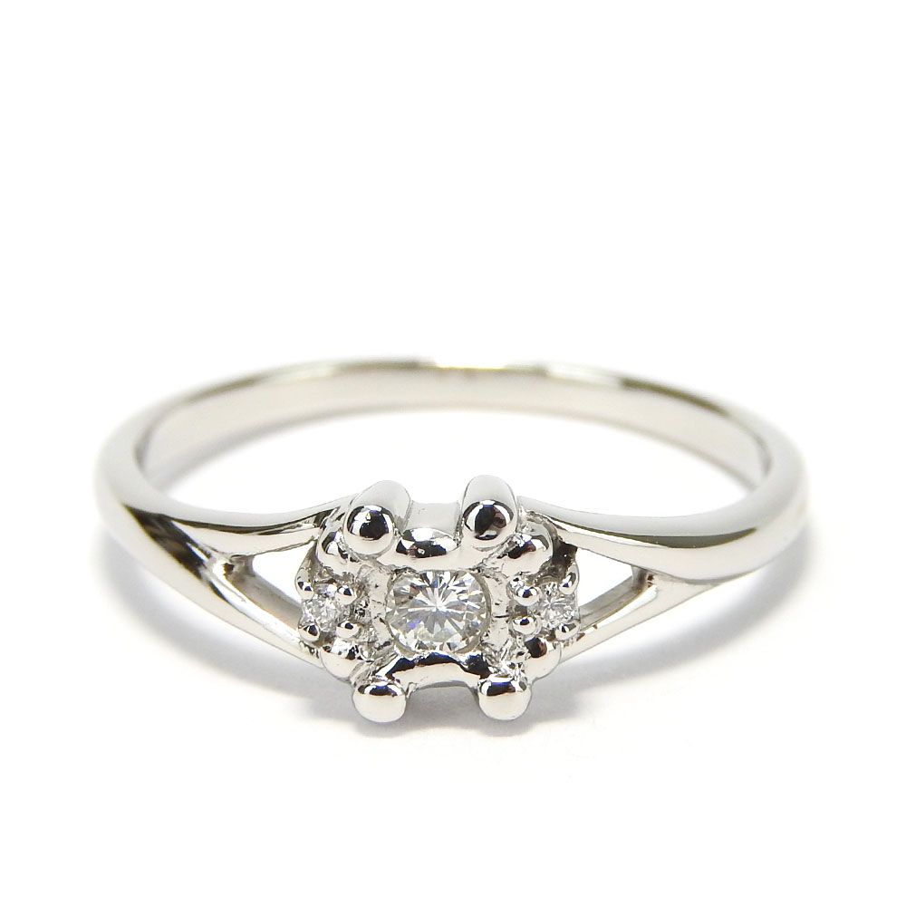 中古】 クリスチャンディオール リング・指輪 Pt900 ダイヤモンド 約