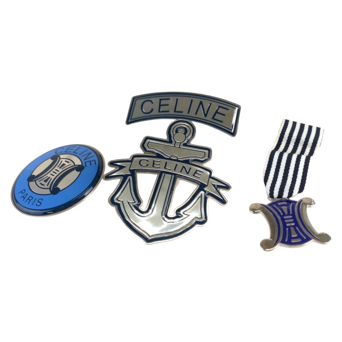 CELINE ブローチ 4点セット セリーヌCELINE ブローチ 4点セット