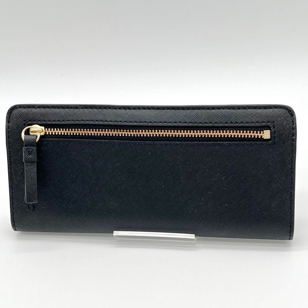 美品】Tory Burch 二つ折り財布 長財布 ロングウォレット レザー 美品】Tory Burch 二つ折り財布 長財布 ロングウォレット レザー
