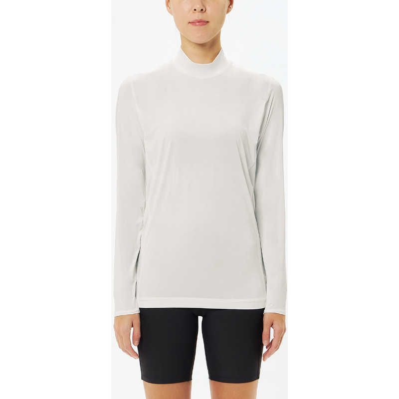 送料無料 ♥ 未開梱 ゴールドウィン シースリーフィット クーリングモックネックロングスリーブ レディース |Lサイズ ホワイト 返品交換不可 GCW65100