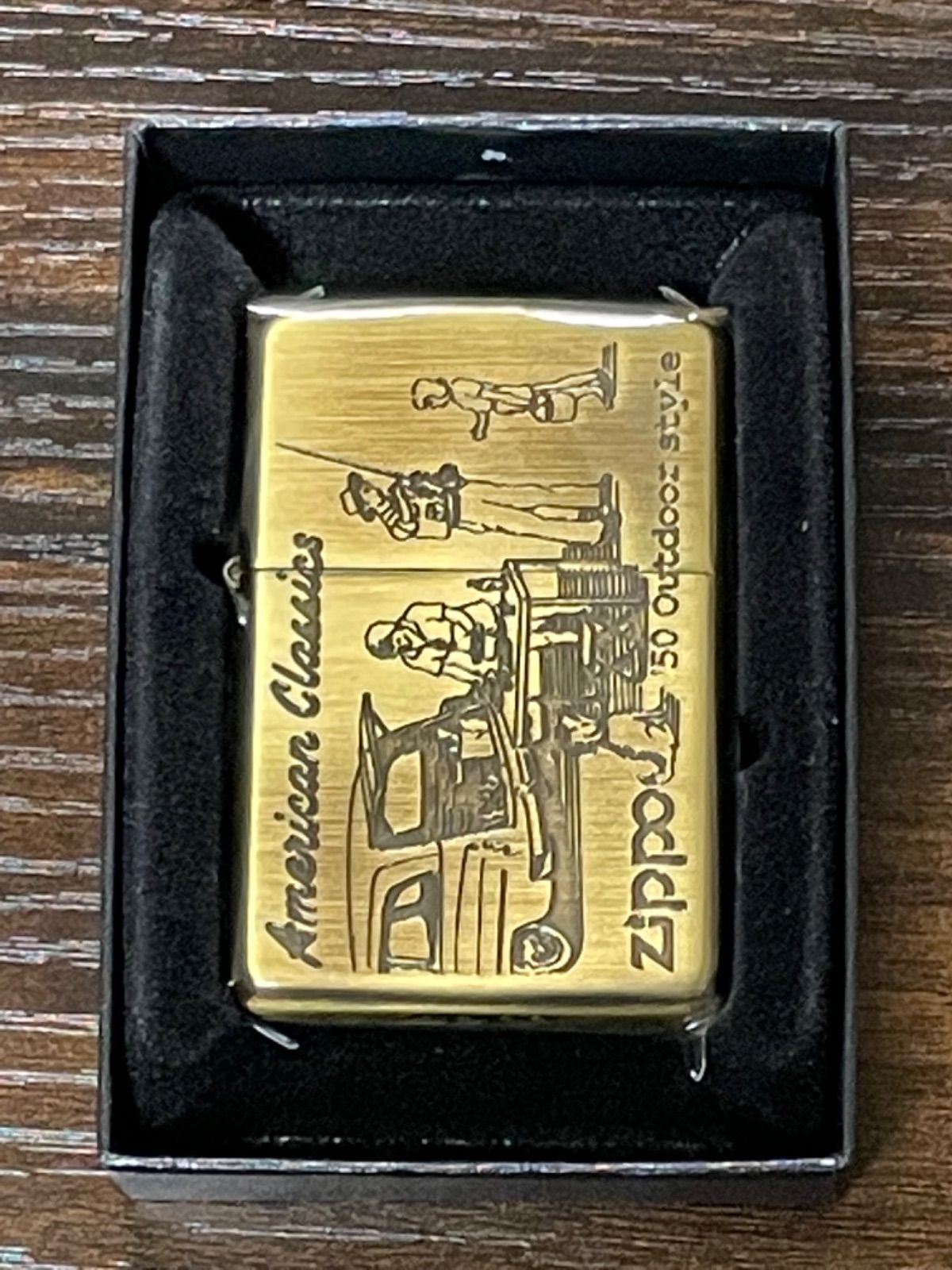 人気が高い '50 zippo Outdoor 1994 年代物 ゴールド アウトドア GOLD style その他